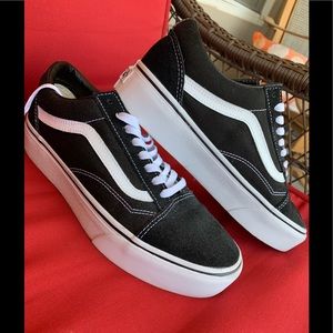 Vans Old Skool Platform Size 10